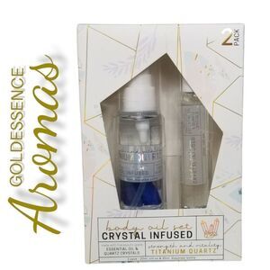 Goldessence Limited Aromas Crystal Infused Body Oil Set Titanium Quartz